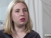 Ersties - Sexy Barcelona Blonde Fingers Her Wet & Hairy Pussy 7/16