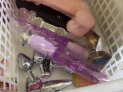 Mostrando meus dildos novos 💦 7/16