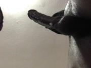 Stepsister covers dick with slop 13/16