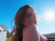 Jules Jordan -Katie Kush Flexes For Lexington Steele's Big Black Cock To Go Into Her Ass 2/16