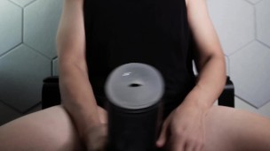 Loud Moans from Asian Hunk Trying Out SOHIMI HIVER Toy