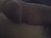 Jerking my dick cause my gf at work 7/16