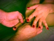 I made my stepsister squirt, and I came on her feet 💦💦 7/16