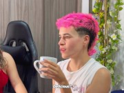 LESBIANAS GAMER!! Juegan con sus dedos hasta corres sus coños. 16/16