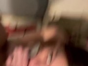 Dirty slut sucks my dick in the trap bathroom 9/16