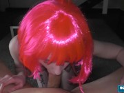 Miss Pink Sucks A Hugs Dick Like A Pro 13/16