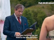 BRIDE4K. Blonde bride with natural tits enjoyed a good fuck. Hot sex with Andrea & Falco White 4/16