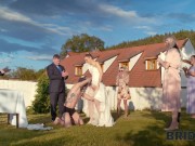 BRIDE4K. Blonde bride with natural tits enjoyed a good fuck. Hot sex with Andrea & Falco White 6/16