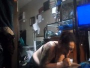 begging to eat my dick up before her man comes