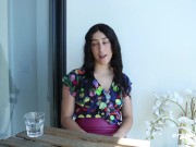 Ersties - Dark Hair Violet Touches Her Body Softly Before Grabbing a Toy 14/16