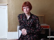 Ersties - London Based Enne Plays With Her Hairy Pussy 2/16