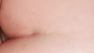 Blonde with juicy pussy gives up her pink ass