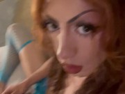 Horny jerk off and fingering