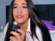 horny student records video masturbating for her teacher 9/16