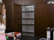 Perfect Tattooed Babe Eden Ivy Is Stuck But Big Dick Jimmy Bud Helps Her - HORNY HOSTEL 2/16