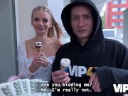 VIP4K. Blonde babe Naomi Love is showing off her natural boobs and cheating on her BF. Hot sex with 3/16