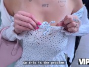 VIP4K. Blonde babe Naomi Love is showing off her natural boobs and cheating on her BF. Hot sex with 5/16