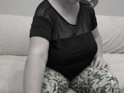 I masturbate on webcam with a stranger. Mature milf with big natural tits. 1/16