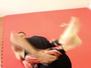 Czech soles wrestling girls (femdom wrestling, foot domination, foot smother, girl in power, soles) 2/16