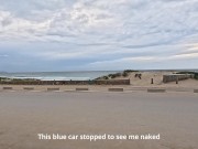 I showed my pussy to every car that passed by in public 7/16