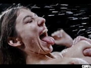 Blonde Slut Get Her Pussy Creampie And Kept Going - Fanta Sie CUMFLATION And Loads Of Squirting 9/16