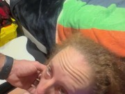 Sensual sexy kneeling blowjob 6/16