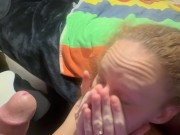 Sensual sexy kneeling blowjob 8/16