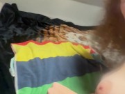 Sensual sexy kneeling blowjob 9/16