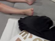 he hasn't cum enough yet today he comes to put his cock in my mouth 16/16