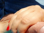 la mia troia di moglie lo ha preso e mi ha fatto fermare sul ciglio della strada per masturbarmi e venire 5/16