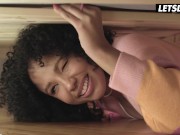 Sexy Ebony Babe Romy Indy Interracial Anal Fuck with BWC - HORNY HOSTEL 3/16