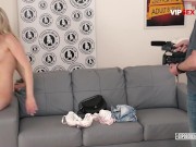 Blonde Model Seduced Then Hardcore Fucked After Casting - VIP SEX VAULT 11/16