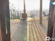 Gozei na boca dessa rabuda gostosa na casa de praia vista mar ao nascer do sol 4/16