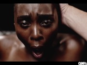 Extreme Interracial Cumflation - Sexy Black Girl Zaawaadi Filled With Loads Of CUM Inside Her Pussy 4/16