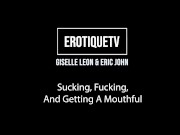 Erotique Entertainment superhot 20-year-old GISELLE LEON enjoys live sex with porn legend ERIC JOHN 16/16