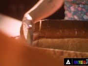 Two Lesbian Stepsisters Have Fun With A Strap-On 1/16