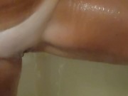 Caught me in the shower I let him cum on me 16/16