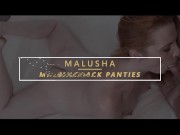 Sexy MILF Malusha turns up the heat with her toy on the couch 1/16