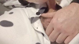 Onesie Puppy Cums