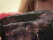 АСМР на русском - Слизывай выделения из моей письки! Фемдом, грязные трусы, немытая волосатая киска