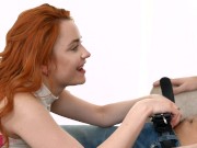 Stud with fat cock nicely assfucks his tiny red-haired GF 6/16