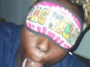 CHOCOLATE EBONY BBW OPENS WIDE TO DEEPTHROAT AND SWALLOW THICK GORILLA DICK!!!!!!!!! 12/16