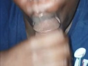 CHOCOLATE EBONY BBW OPENS WIDE TO DEEPTHROAT AND SWALLOW THICK GORILLA DICK!!!!!!!!! 15/16
