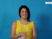 Italian Casting With Chubby Brunette - AMATEUR EURO 3/16