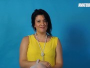Italian Casting With Chubby Brunette - AMATEUR EURO 4/16