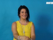 Italian Casting With Chubby Brunette - AMATEUR EURO 6/16