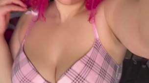 Sexy Pink Y2K Anime Egirl