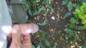 Gardener takes a piss #1