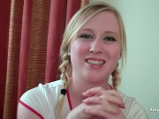 Satine Spark the nurse wanks and blows two older guys 5/16