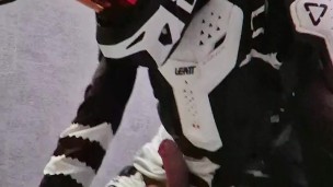 Combined motocross gear and Nike TN. Then put on a mxhelmet and cum